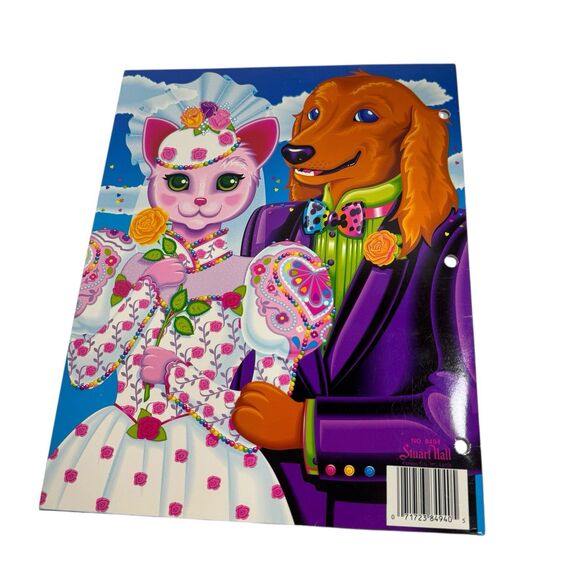 Vintage 90's Lisa Frank Houndsworth III & Meowford Wedding Folder Unused - Picture 6 of 11